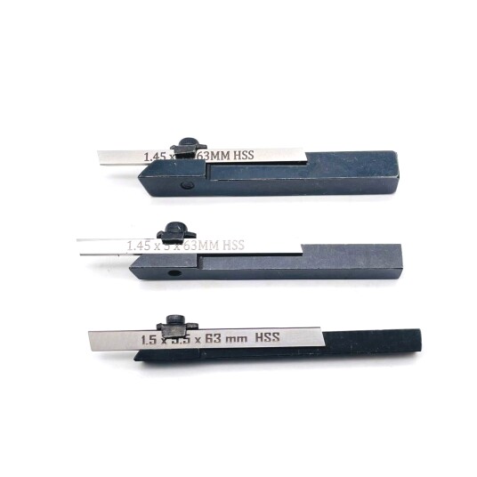 Фото Комплект державок отрезных (6 мм, 8 мм, 10 мм) с пластинами HSS