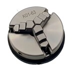 Фото 2 Патрон токарный 3-х кулачковый 63 мм, К01-63 с резьбой М14х1