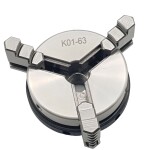 Фото 5 Патрон токарный 3-х кулачковый 63 мм, К01-63 с резьбой М14х1