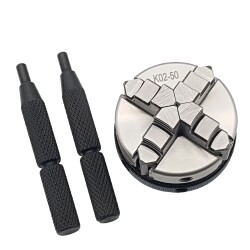 Фото Патрон токарный 4-х кулачковый 50 мм, К02-50 с резьбой М14х1