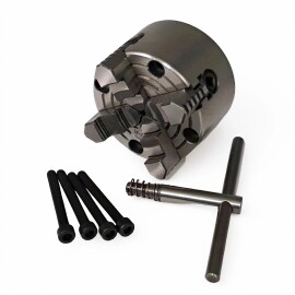 Фото Патрон 4-х кулачковый, К72-80, 80 мм независимое перемещение с отверстиями