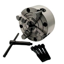 Фото Патрон 4-х кулачковый, К72-125, 125 мм независимое перемещение с отверстиями