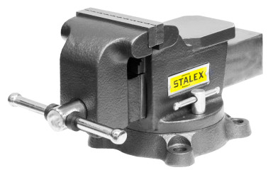 Фото Тиски слесарные STALEX "Горилла", 100 х 75 мм, 360°, 7,0 кг